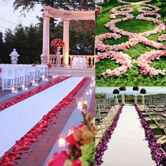 100-10000Pcs Romantic Petals Red Flowers