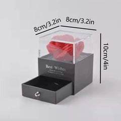 Jewellery/Gift Box with Artificial Rose Flower