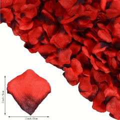 100-10000Pcs Romantic Petals Red Flowers