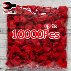 100-10000Pcs Romantic Petals Red Flowers