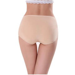 Womens Underwear,Cotton Mid Waist No Muffin Top Full Coverage Brief Ladies Panties Lingerie Undergarments for Women Multipack Small Multi-h-5 Pack